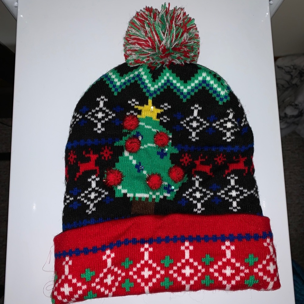 Light up Christmas beanie